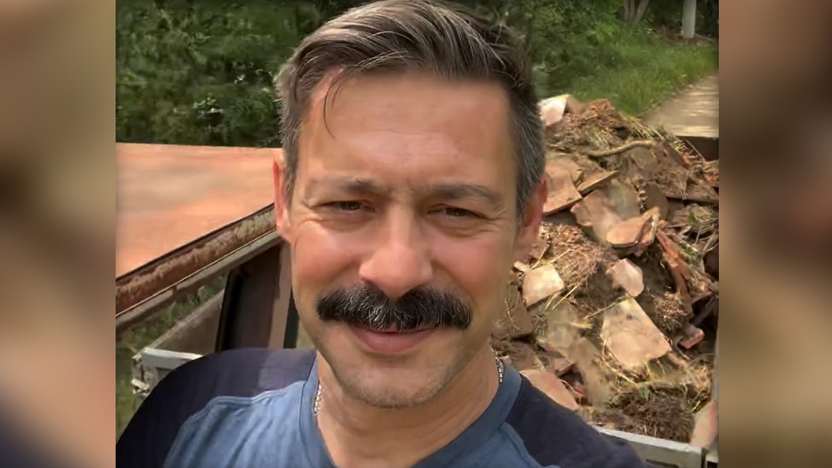 Milav Vasić na traktoru