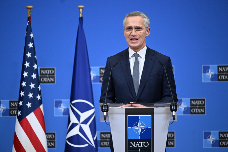 Sekretarz generalny NATO Jens Stoltenberg, 7 lutego 2024 r.