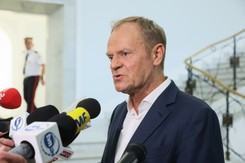 Jest komentarz Tuska. 'Widzieliście dzisiaj tchórzy...'
