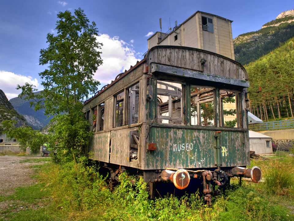 Canfranc, opuszczona stacja