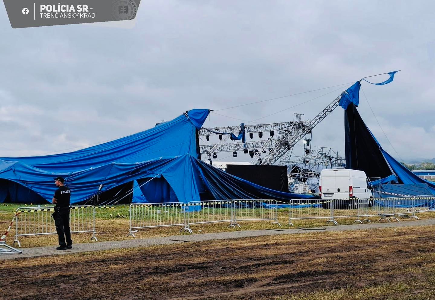 Polícia začala pre pád stanu na festivale Pohoda trestné stíhanie.