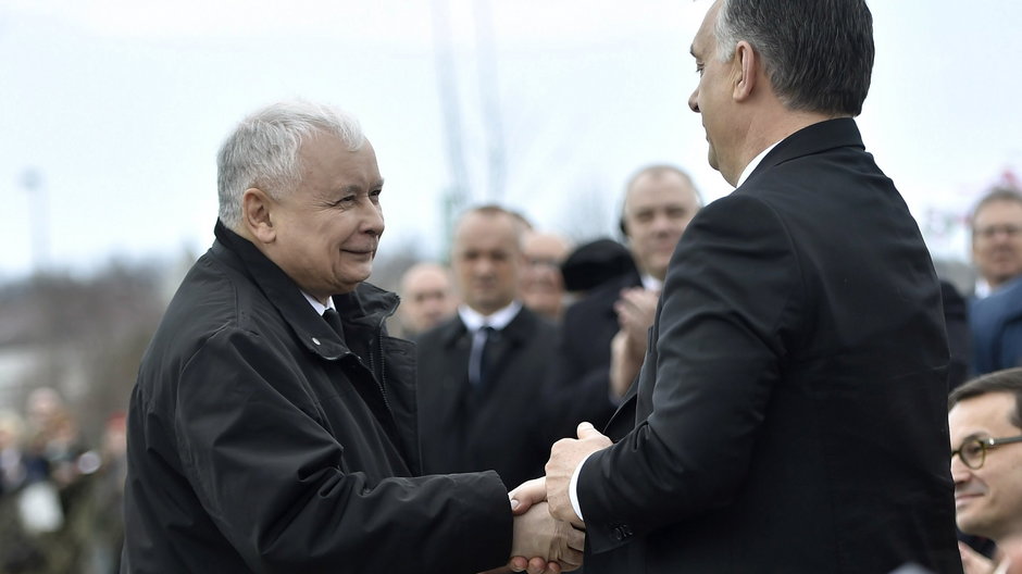 Jarosław Kaczyński i Viktor Orbán