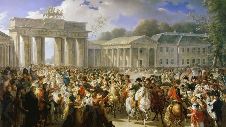 Napoleon wkraczający do Berlina