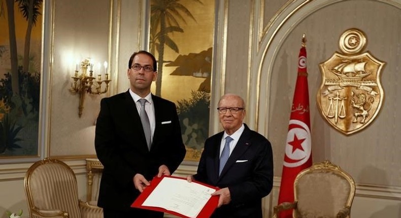 Tunisian president names Youssef Chahed as new prime minister