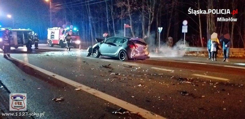 Koszmar. Ranna ciężarna i dziecko, staruszek ma złamany kręgosłup