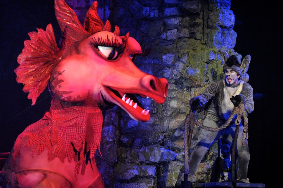 Teatralno-muzyczna inscenizacja animacji "Shrek"