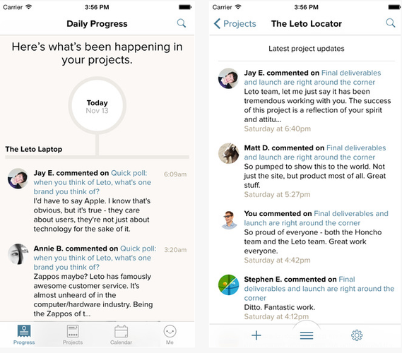Basecamp to jedno z najlepszych i najbardziej intuicyjnych narzędzi do zarządzania projektami realizowanymi przez naszych pracowników. Otrzymujemy dostęp do szczegółowej osi czasu projektu, kalendarza, grupowego chatu oraz innych przydatnych funkcji, które umożliwiają nam pełną kontrolę nad poszczególnymi zadaniami. Aplikacja jest bardzo przejrzysta i łatwa w obsłudze.