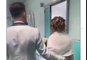 Mlada na dan venčanja posetila deku u bolnici