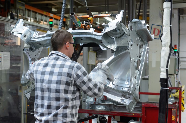 Nowa inwestycja pozwoli na zwiększenie ilości produkowanych pod Poznaniem samochodów Caddy.

<br>
Spawalnia nadwozi fabryki Volkswagen Poznań Sp. z o.o. w Poznaniu - Antoninku. <br><br>(jk/mr) PAP/Jakub Kaczmarczyk