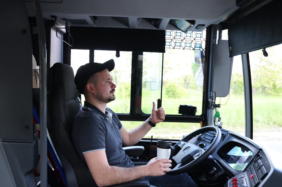 Vozač Slavko Marić, vozač autobusa 706E