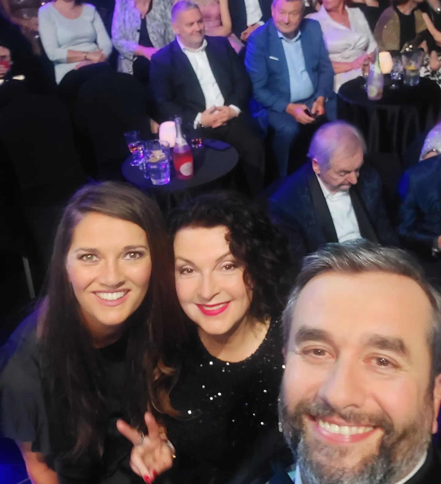 Zľava Hana Rapantová, Beáta Dubasová a Vladko Kobielsky na Let´s Dance.