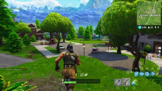 Fortnite na GT 1030, 1080p, ustawienia wysokie