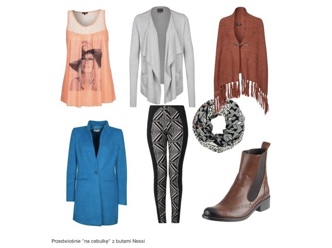 Modne stylizacje 'na cebulkę' - wiosna 2014