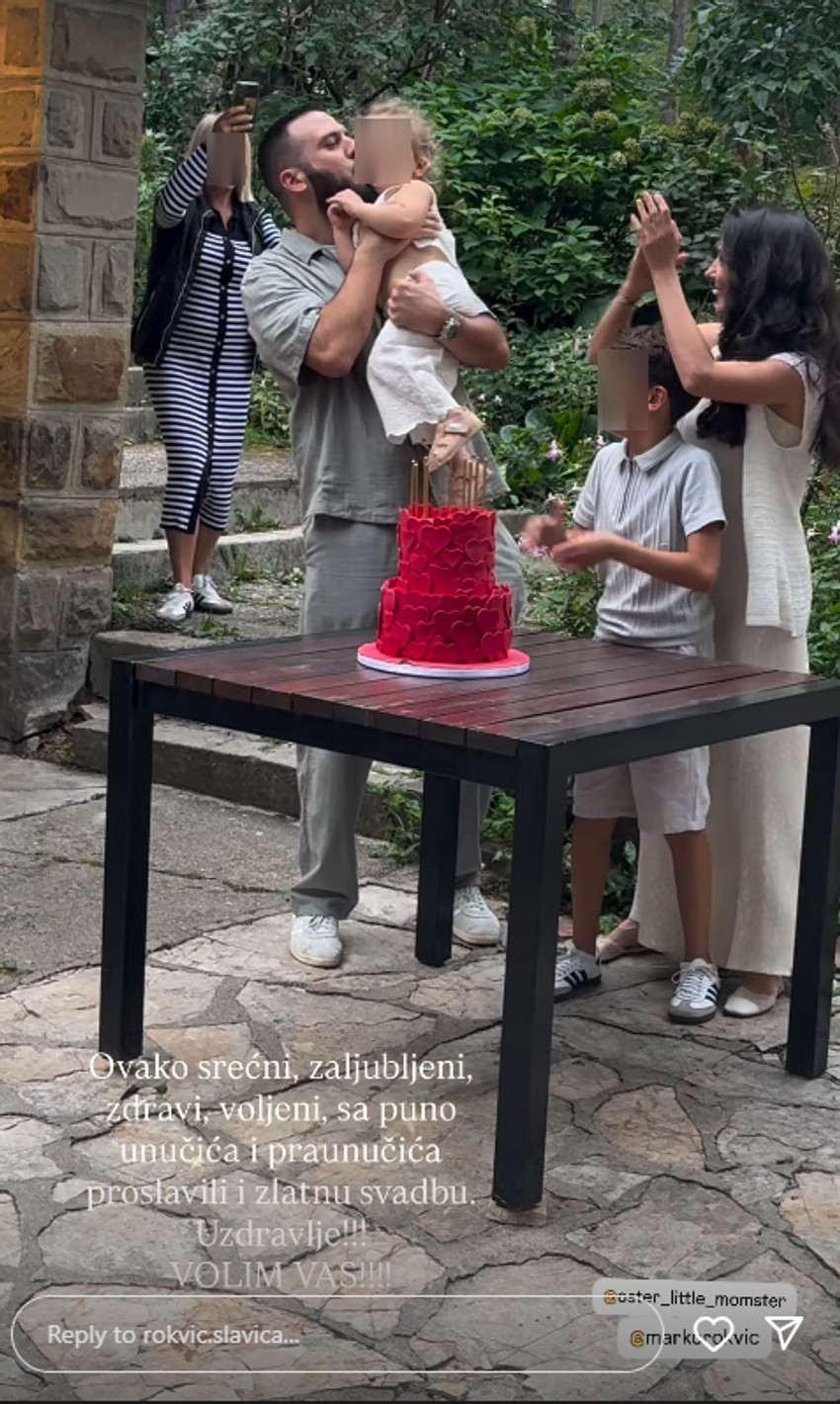 Marko i Sara Rokvić proslavili 10 godina braka