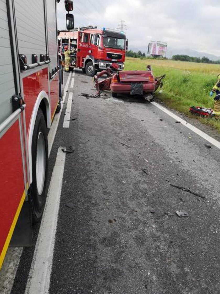 Makabryczny wypadek w Starym Sączu. Nie żyje 19-latek