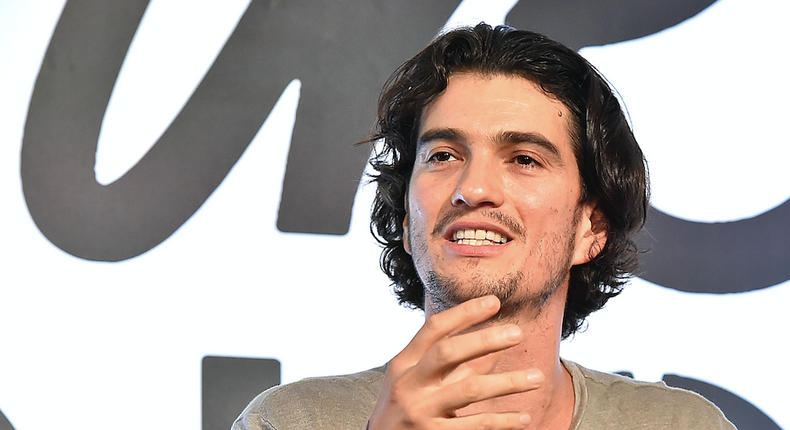 WeWork CEO Adam Neumann's coworking company is worth $47 billion and filed to go public in December 2018.