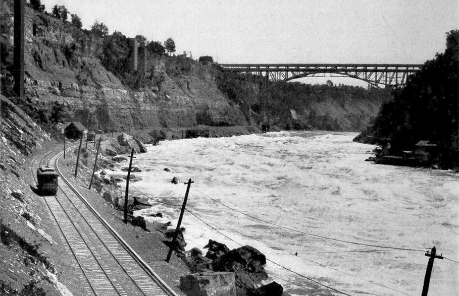 Kolej Niagara Gorge w 1913 r.