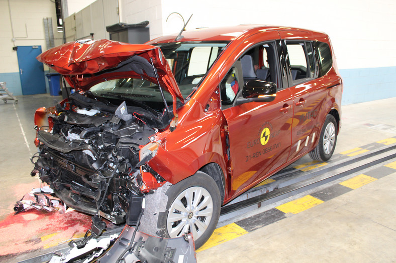 Renault Kangoo w teście zderzeniowym Euro NCAP (2021)