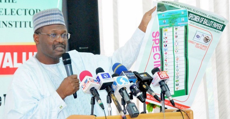 INEC Chairman, Prof. Mahmood Yakubu 