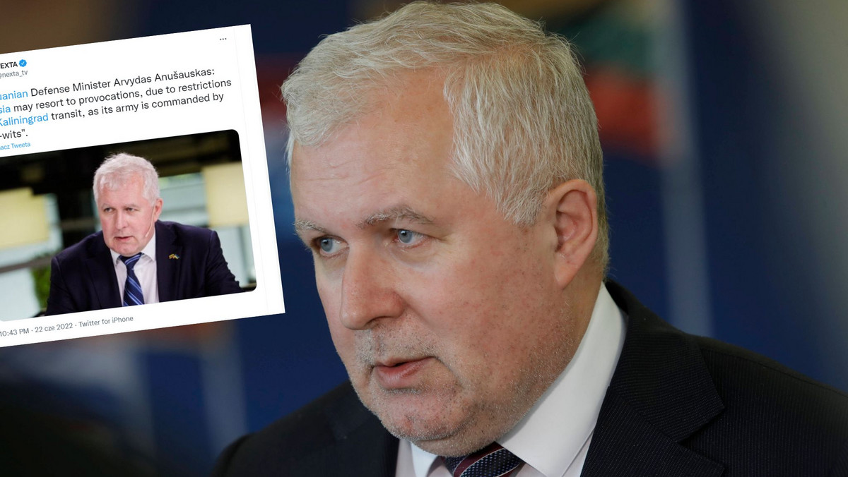 Litewski minister ostrzega przed prowokacjami Rosji. "Tam rządzą półgłówki"