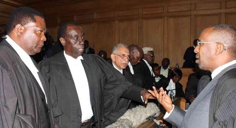 Lawyer Ahmedinasir Abdullahi when he appeared in court