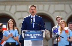 Trzaskowski: Kiedyś roznosiłem wyborcze plakaty. Był na nich Jarosław Kaczyński