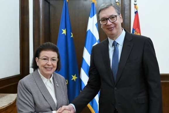 Vučić sa ministarkom kulture Grčke o daljem unapređenju saradnje u oblasti kulture: "Delimo iskreno prijateljstvo"