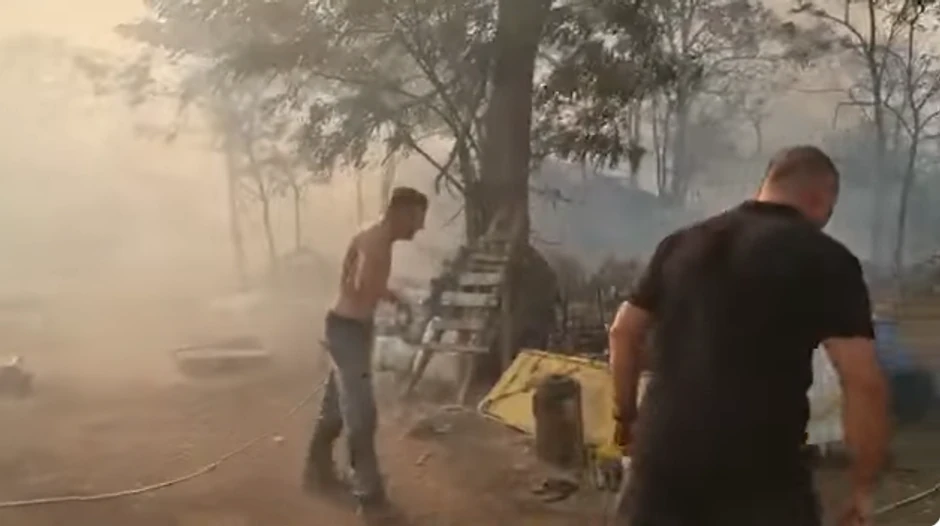 Pozar u Severnoj Makedoniji ilustracija