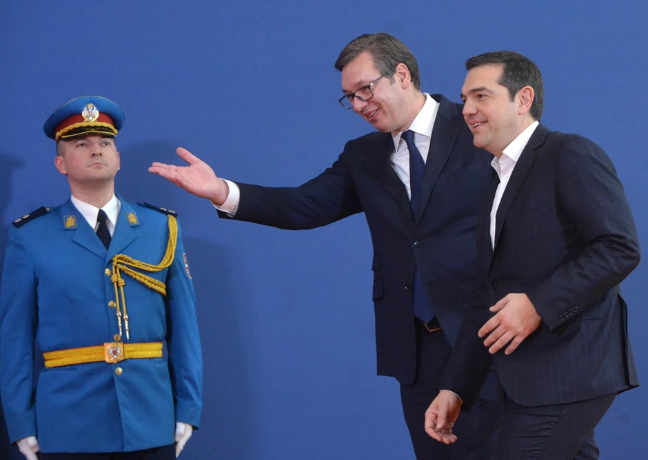 Aleksandar Vučić i Aleksis Cipras