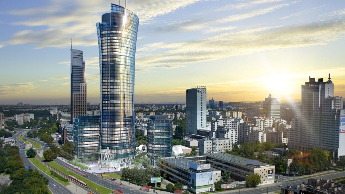 Warsaw Spire, którego inwestorem i deweloperem jest firma Ghelamco, po Pałacu Kultury i Nauki będzie drugim co do wysokości budynkiem oraz największym pod względem powierzchni kompleksem biurowym w Polsce.