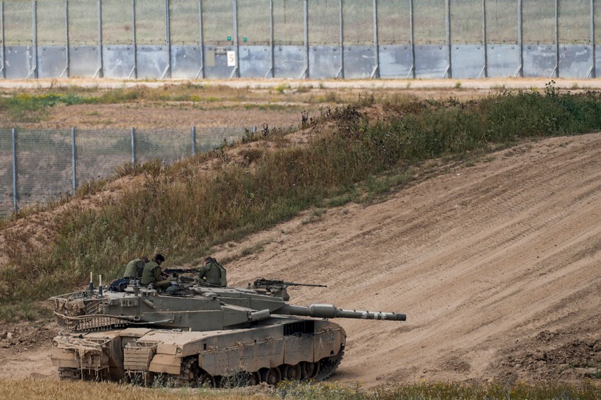 Izraelska vojska na južnoj granici sa Gazom 8. aprila