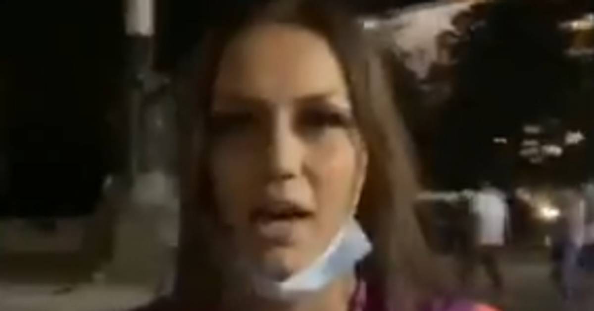 Gaserka sa Banjice najhrabrija sinoć na protestu,spasila momka od ...