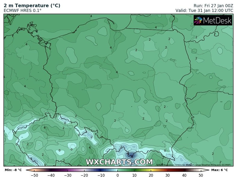 Zrobi się nieco cieplej