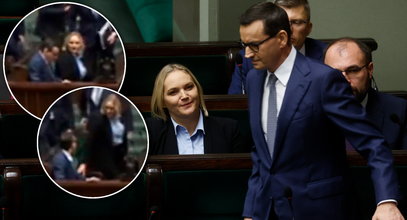 Chorosińska chciała usiąść koło Morawieckiego. Niewiarygodne, co zrobił premier! Nagranie podbija sieć