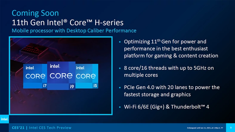 Intel Tiger Lake-H