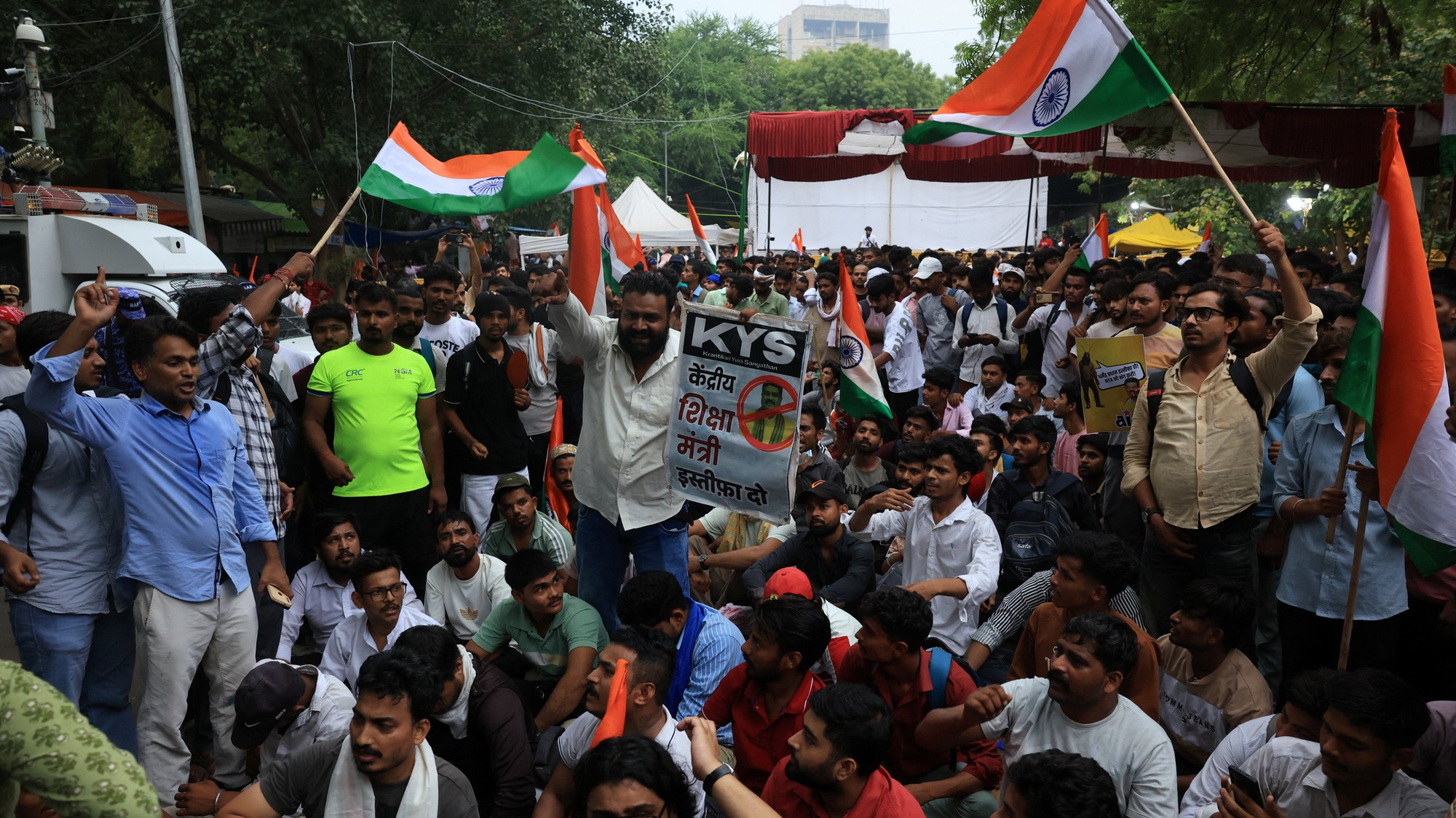 Protesty v Indii