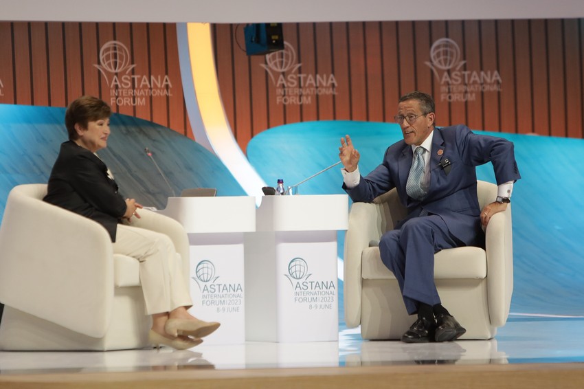 Kristalina Georgieva i Ričard Kvest