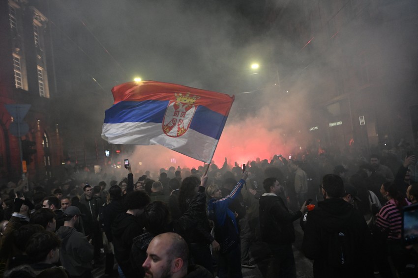 Slavlje na ulicama Beograda