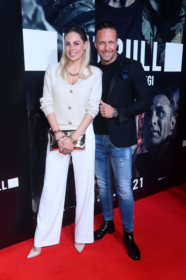 Premiera filmu "Pitbull": Magdalena Modra-Krupska, Marek Krupski