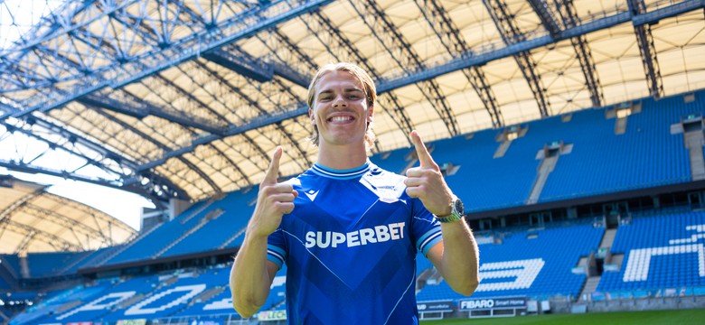 Elias Andersson w Lechu Poznań. Strzelił gola w debiucie w reprezentacji Szwecji