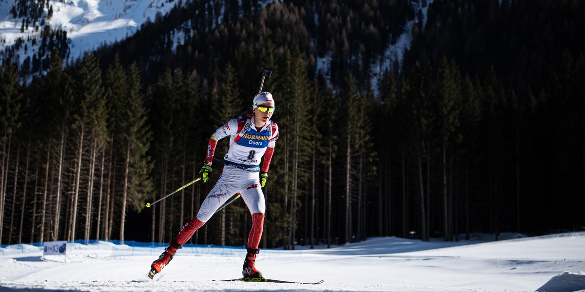 Biathlonistka Monika Hojnisz-Rabiega zajęła dziewiąte miejsce w biegu pościgowym na 10 km. 