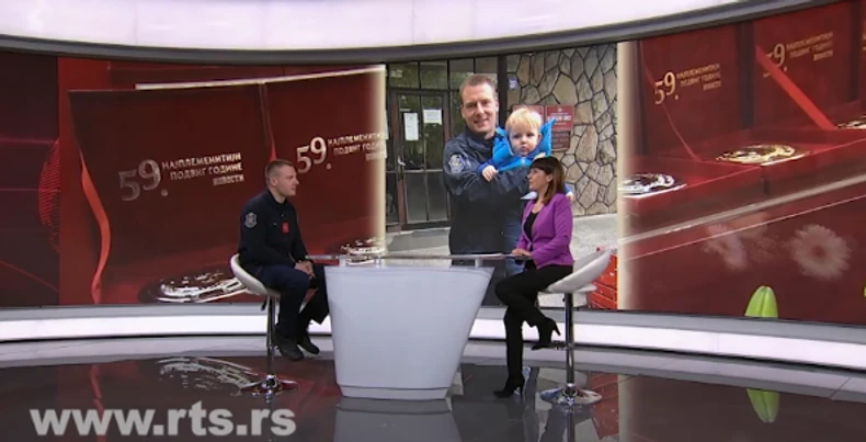 Stefan Čiča je odveo malog Vuka u vatrogasnu stanicu