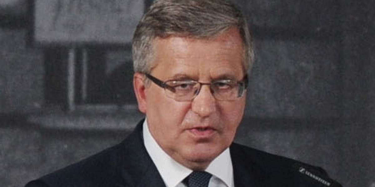 Bronisław Komorowski, prezydent Polski.