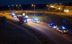 Dramatyczny pościg w Rawie Mazowieckiej. W ściganym aucie przerażona dziewczynka [FOTO]