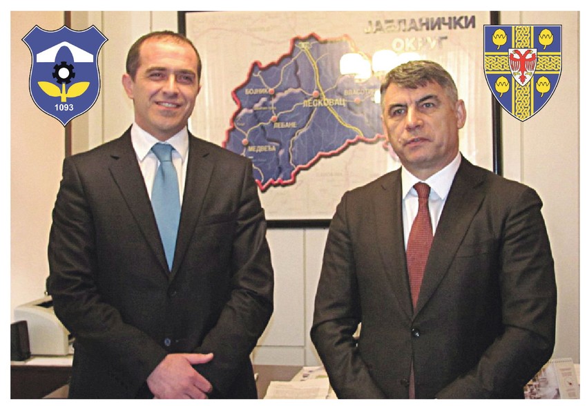 Tvrde da nema rivaliteta: Načelnici Pčinjskog i Jablaničkog okruga Slaviša Bulatović i Božidar Stojiljković