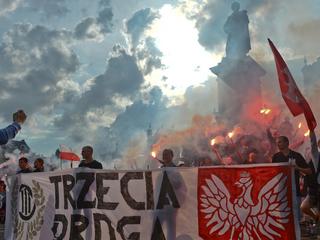 Demonstracja nacjonalistów w Krakowie 