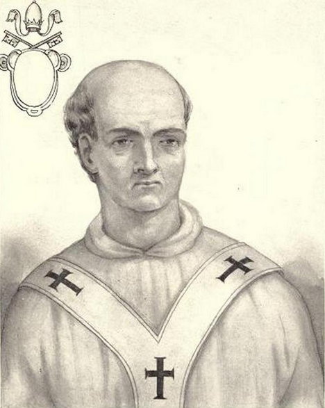XIX-wieczne wyobrażenie papieża Jana XII.