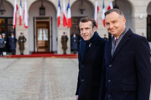 Emmanuel Macron Andrzej Duda