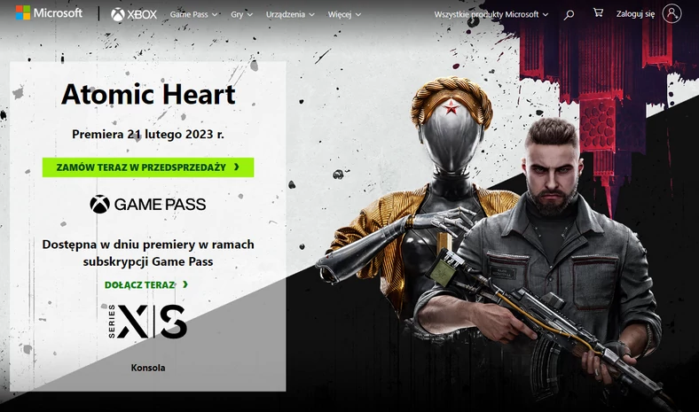 Atomic Heart dostępny będzie w usłudze Game Pass już w dniu premiery