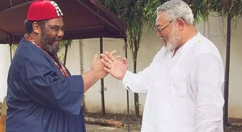 Pete Edochie sends tribute to late JJ Rawlings 